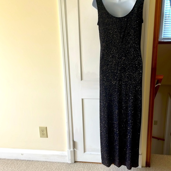 Alex Evenings Formal Maxi Dress +Long Jacket Women’s 14 Blue Stretchy Travel - Picture 8 of 17
